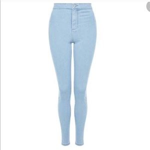TOPSHOP Joni Jeans- Light wash